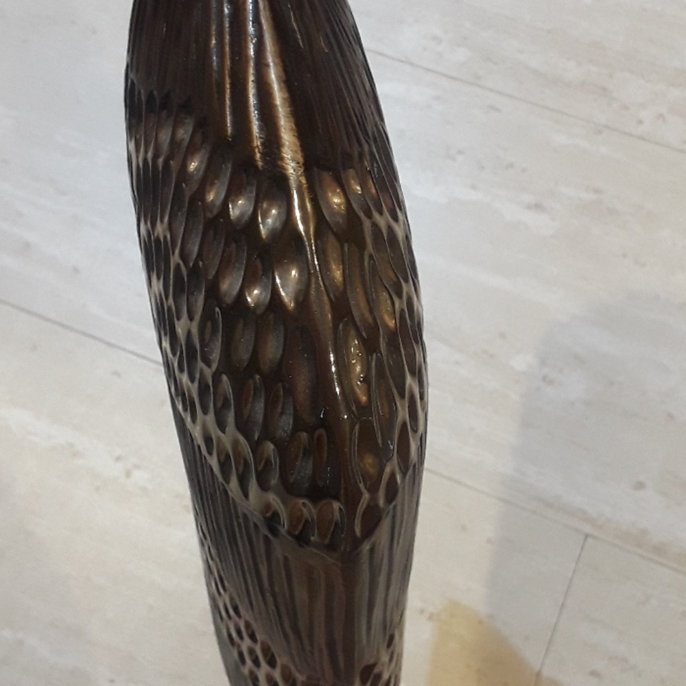 Beautiful Copper Brown Flower Vase - Picture 3 of 4